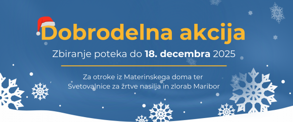 Decembrska dobrodelna akcija: podarimo nasmeh otrokom v stiski
