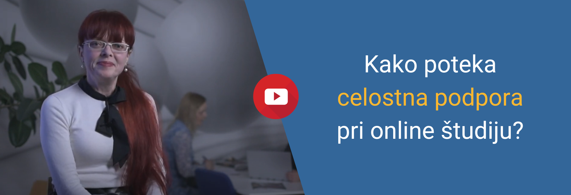 kako poteka podpora pri online študiju